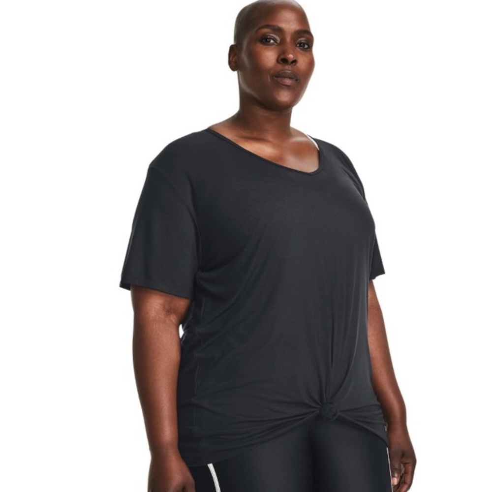 Under Armour Women's Project Rock Completer Deep V T Shirt